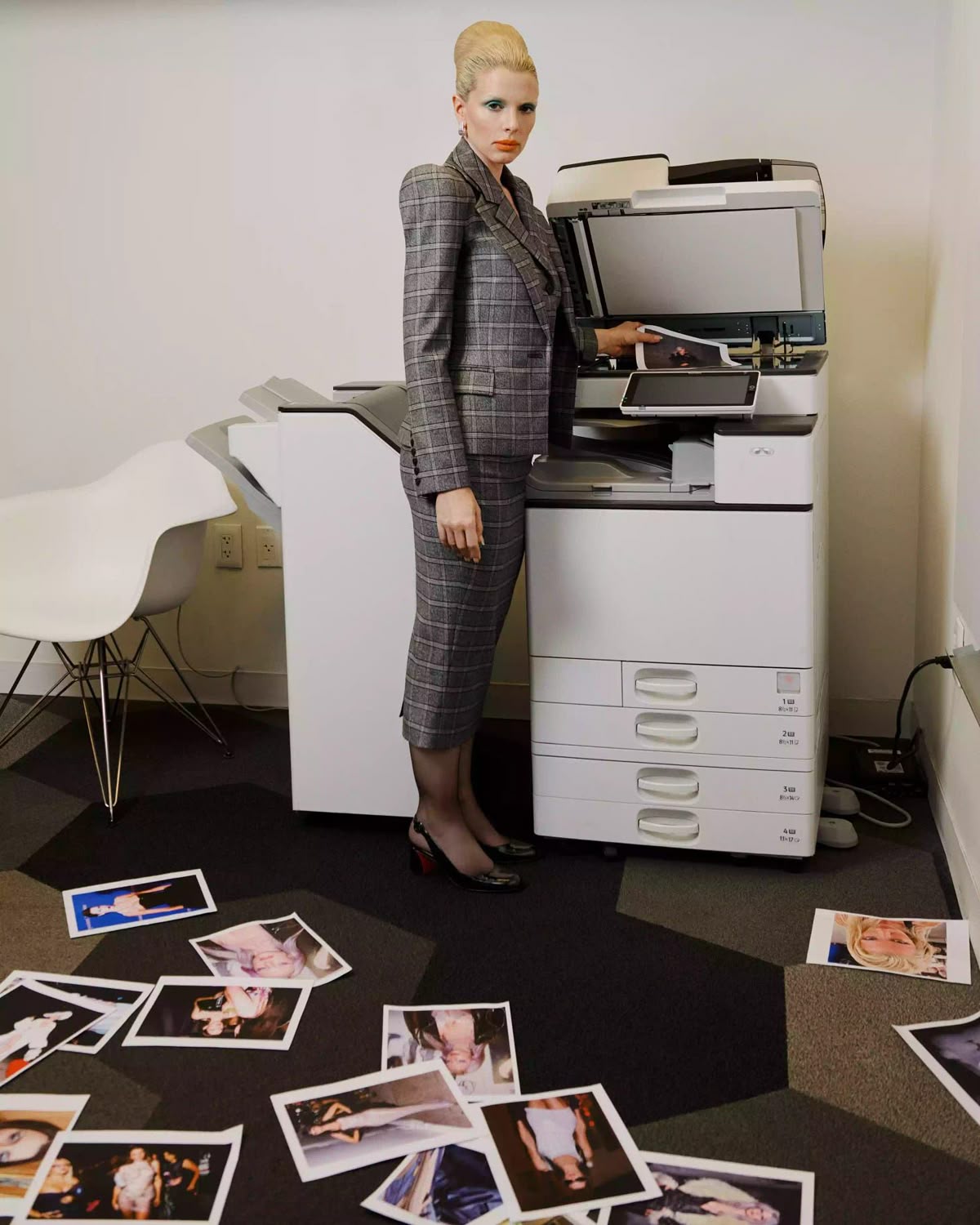 Corporate Lady at Photocopier